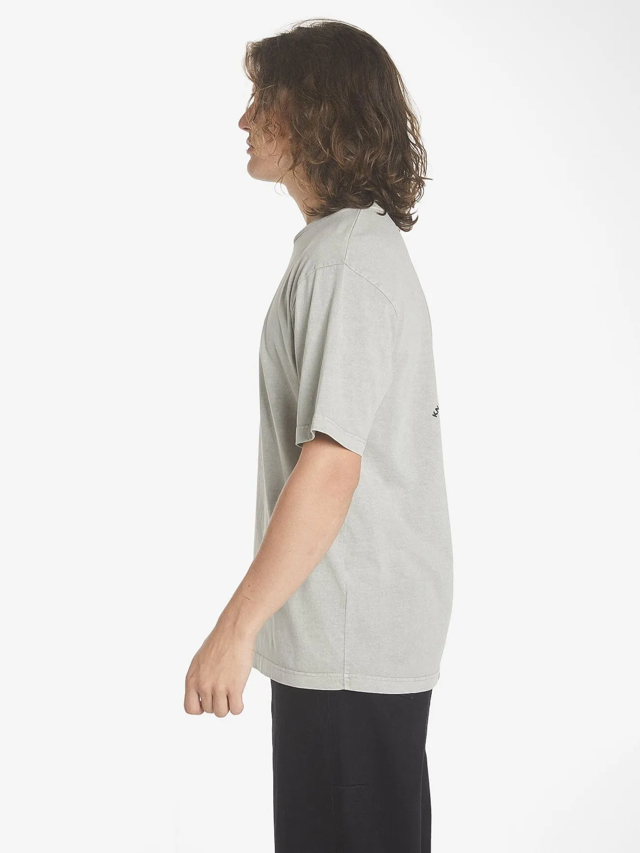 Shelter Reality Oversize Fit Tee - Fog sold by Thrills product image thumbnail 4