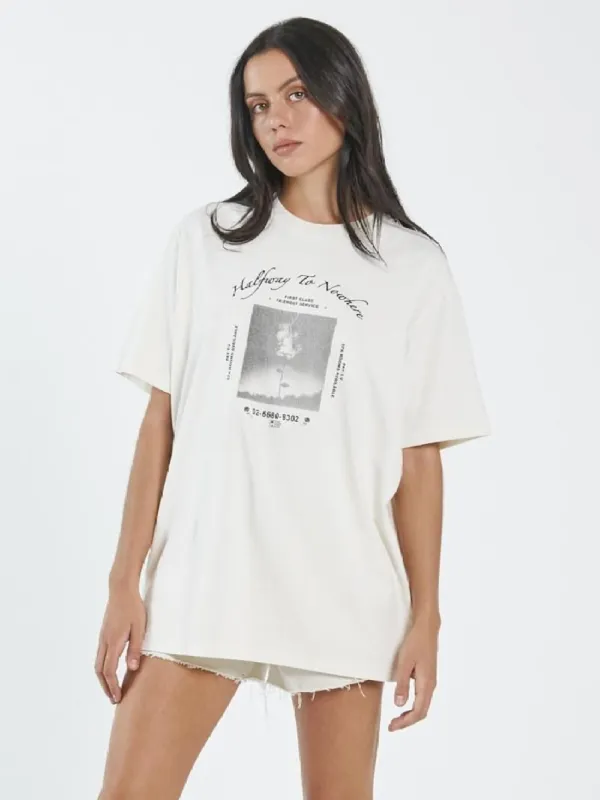 Halfway To Nowhere Merch Fit Tee - Heritage White sold by Thrills