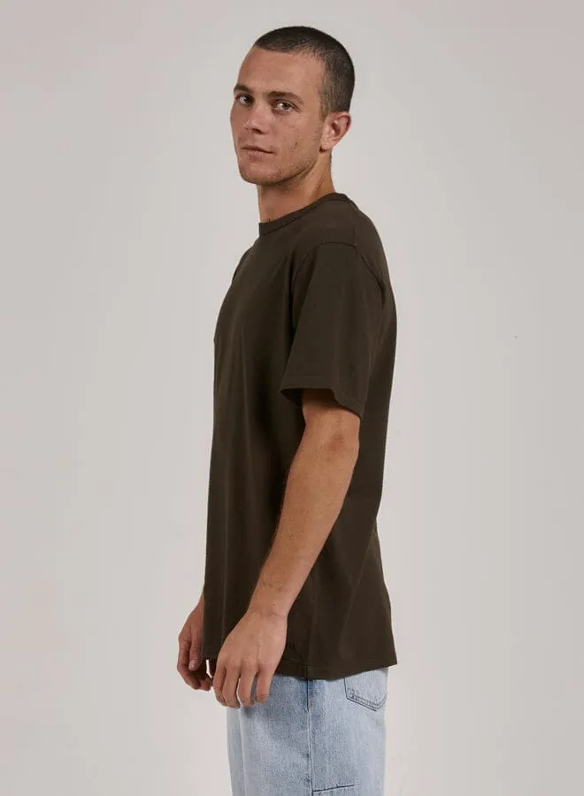 Hemp Thrills Embro Merch Fit Tee - Tarmac sold by Thrills product image thumbnail 3