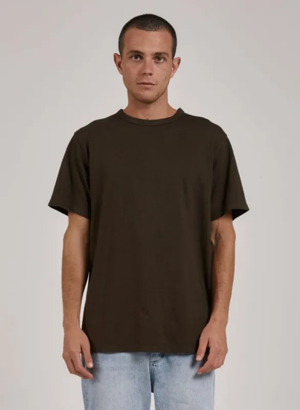 Hemp Thrills Embro Merch Fit Tee - Tarmac sold by Thrills