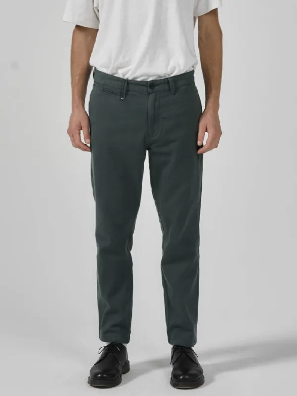 Minimal Thrills Chopped Chino - Mallard Green sold by Thrills
