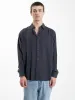 Hemp Minimal Thrills Oversize Long Sleeve Shirt - Slate sold by Thrills