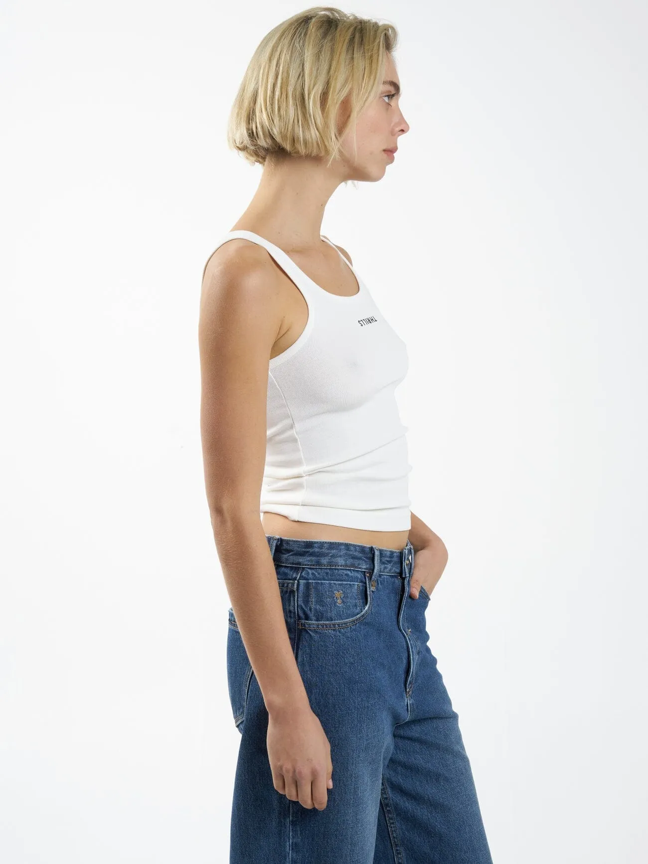 Minimal Thrills Scoop Tank - Tofu sold by Thrills product image thumbnail 4