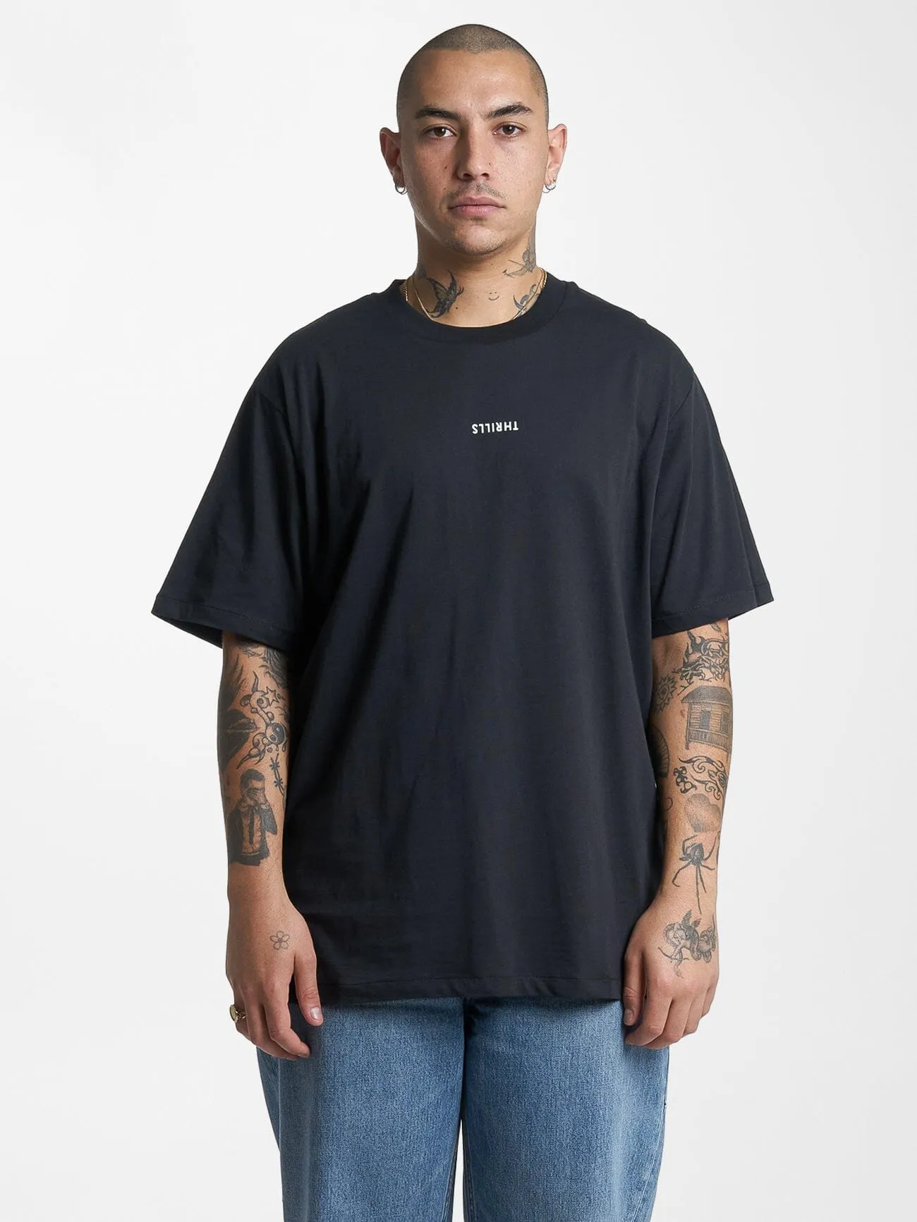 Minimal Thrills Merch Fit Tee - Washed Black sold by Thrills