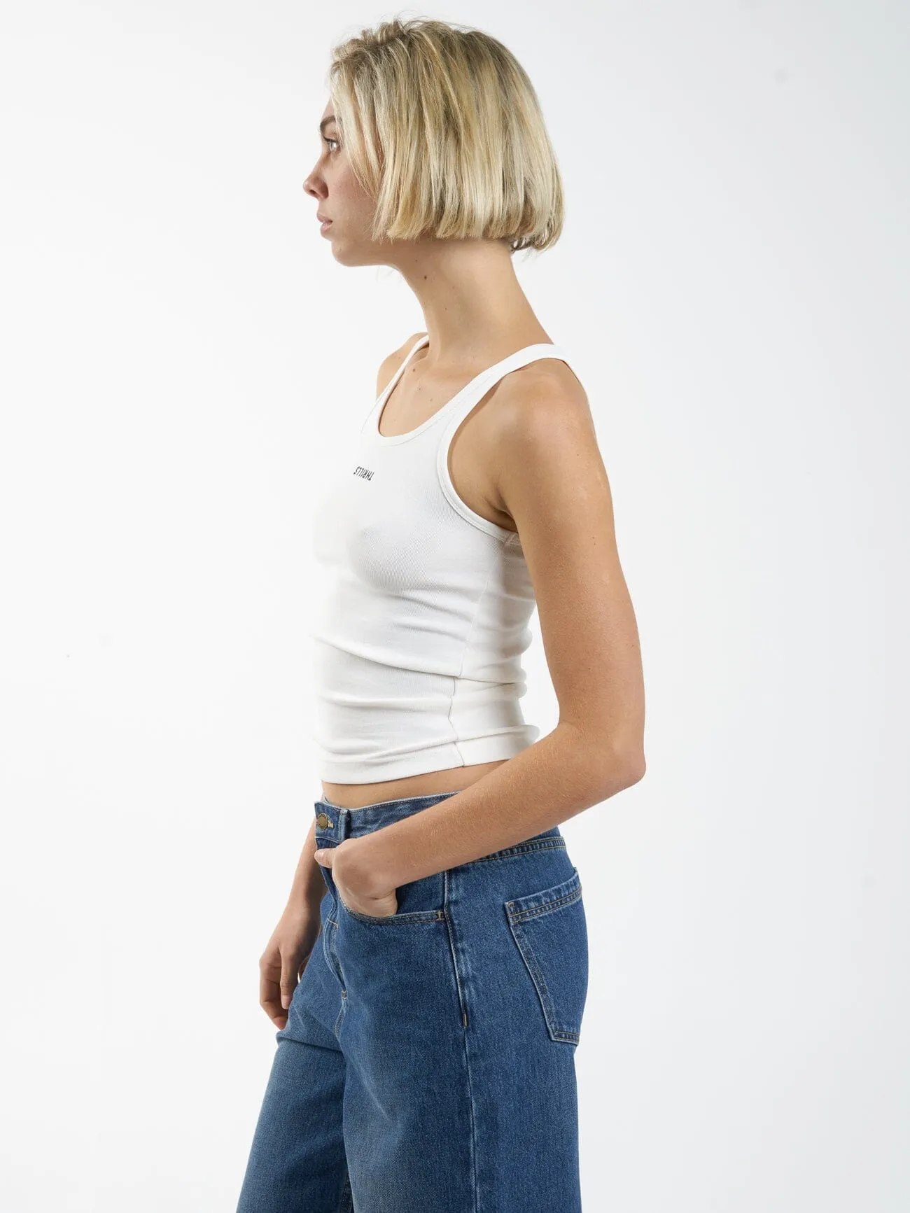 Minimal Thrills Scoop Tank - Tofu sold by Thrills product image thumbnail 3