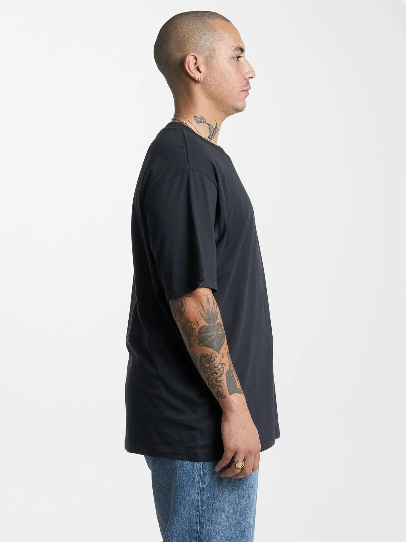Minimal Thrills Merch Fit Tee - Washed Black sold by Thrills product image thumbnail 4