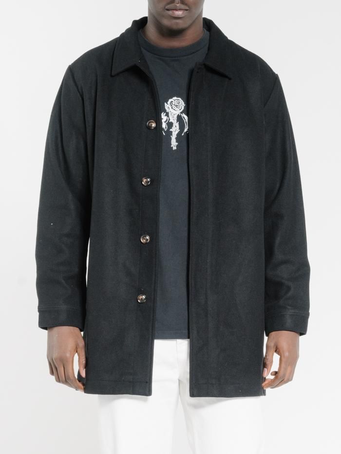 Primo Trench - Black sold by Thrills product image thumbnail 4