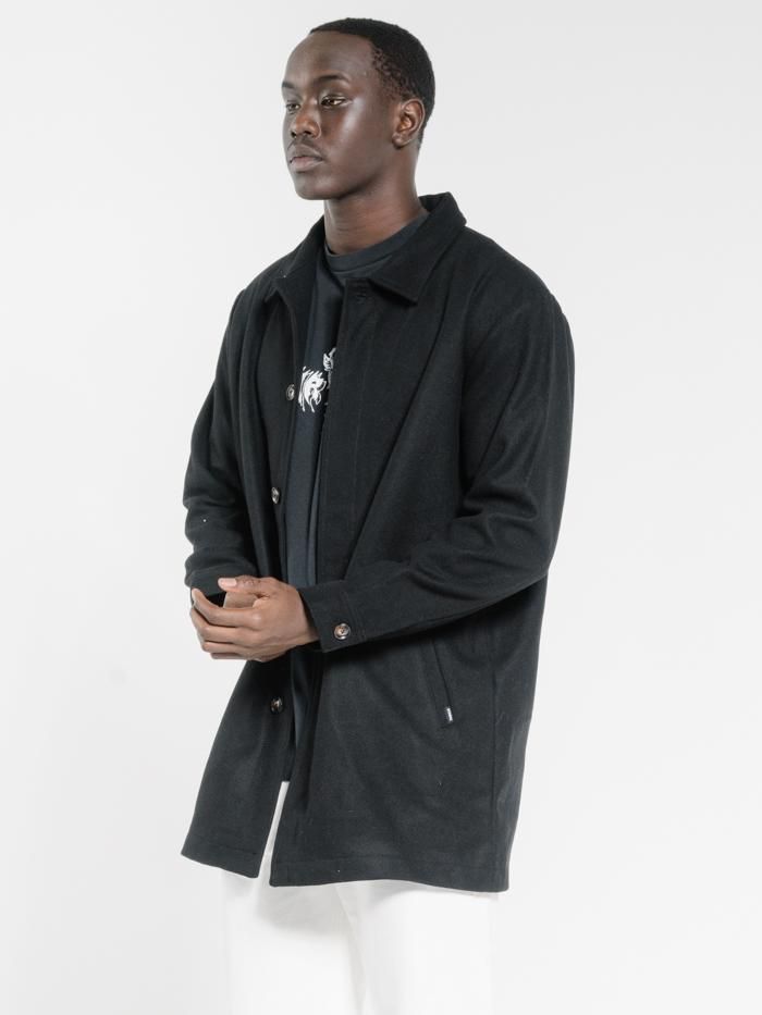 Primo Trench - Black sold by Thrills product image thumbnail 3