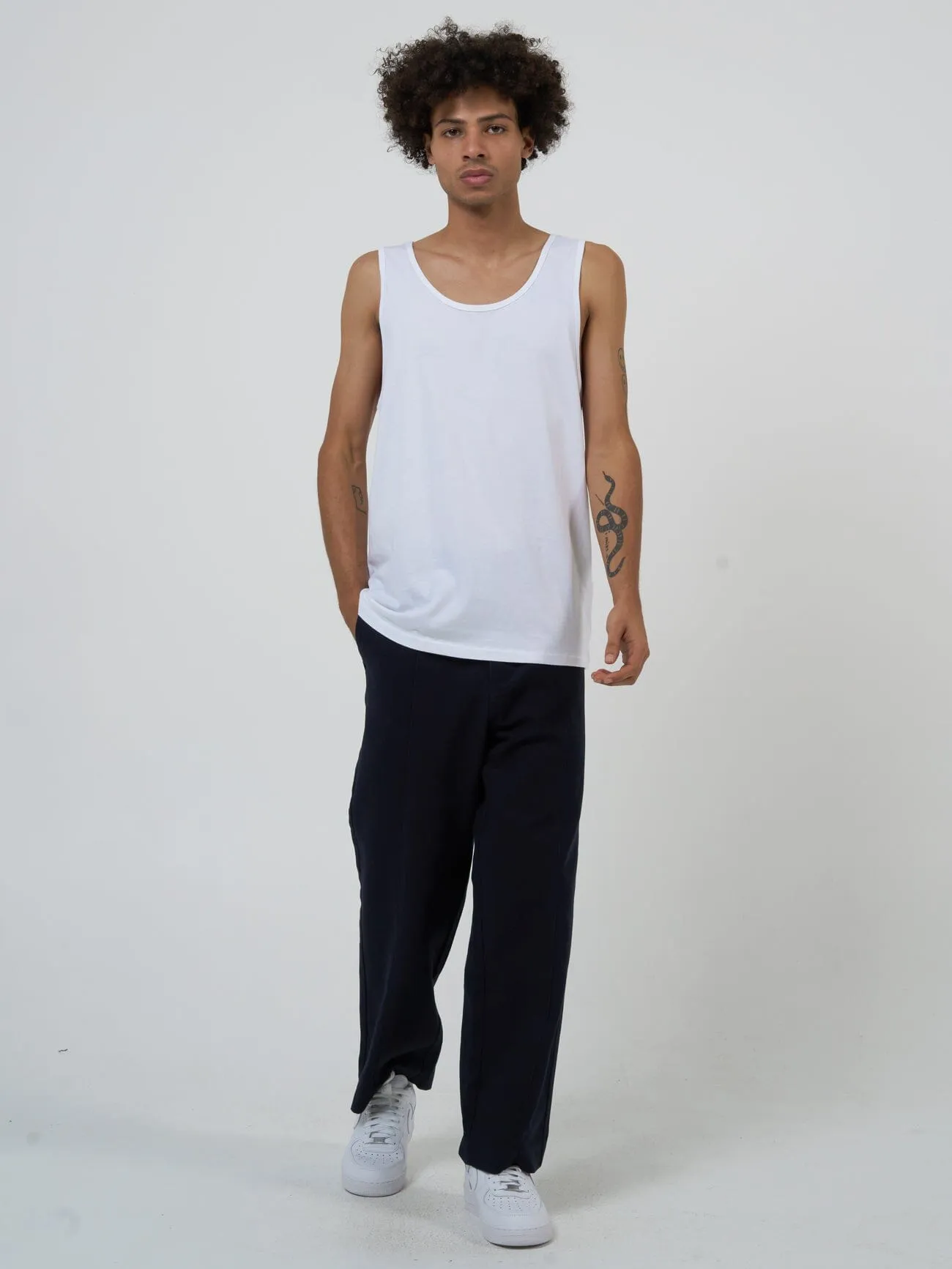 Endless Merch Fit Tank - White sold by Thrills product image thumbnail 5
