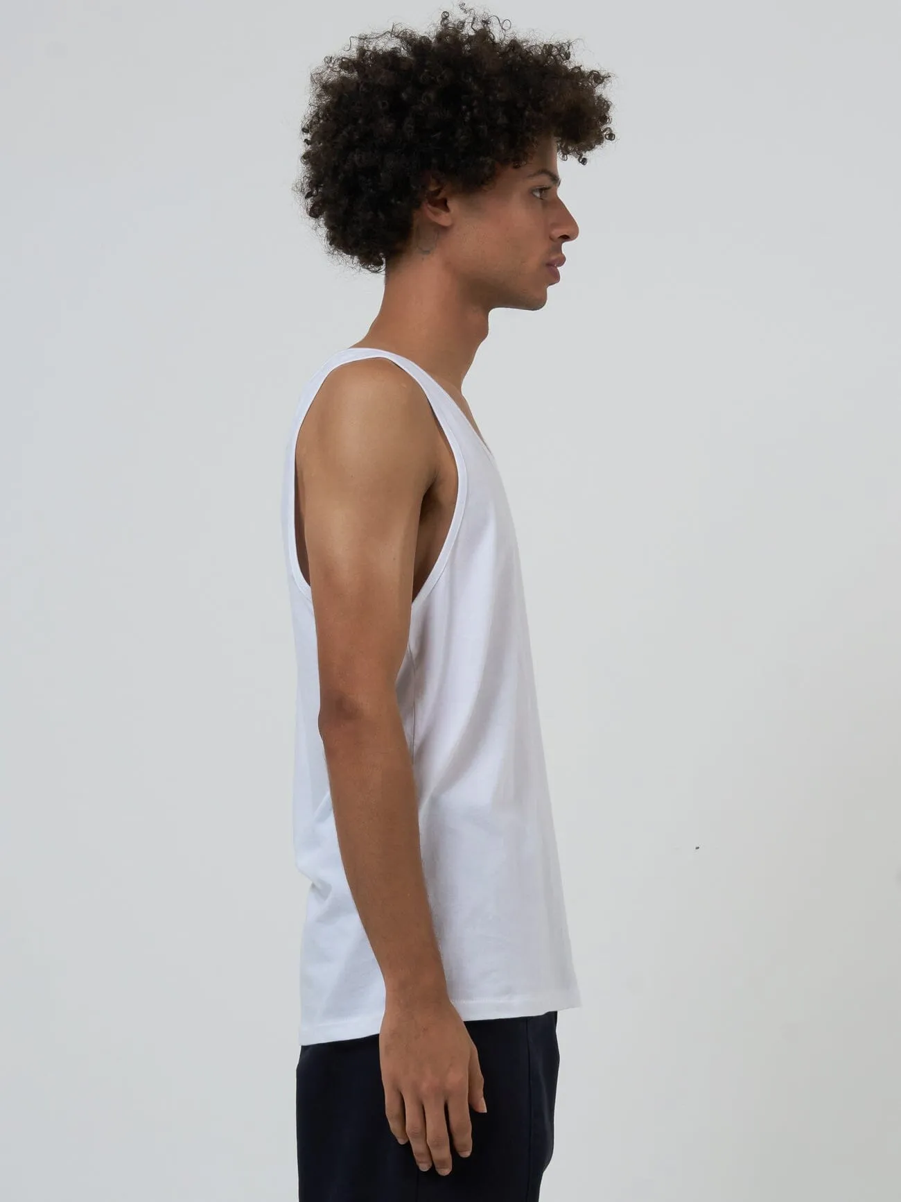 Endless Merch Fit Tank - White sold by Thrills product image thumbnail 3