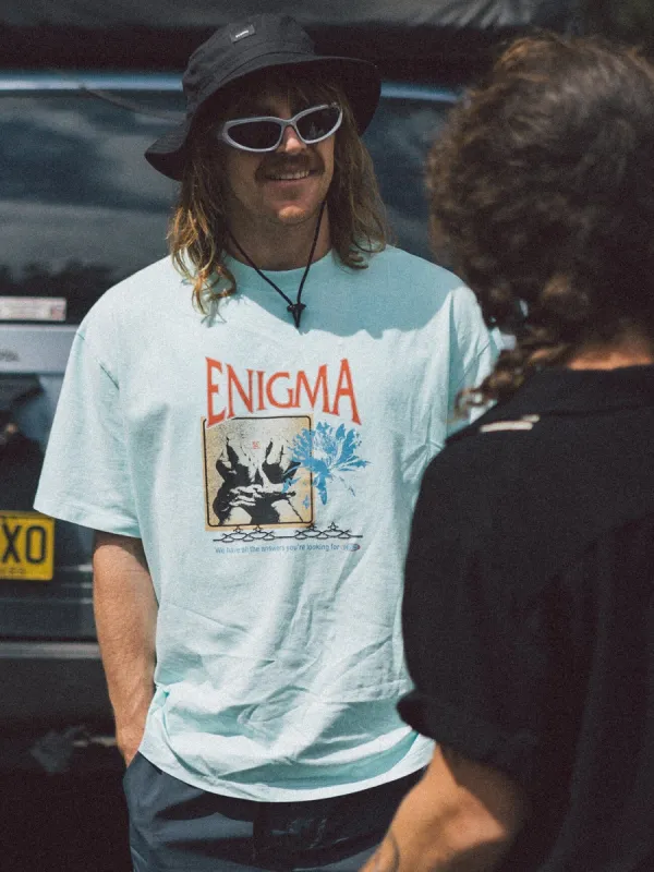 Enigma Box Fit Oversize Tee - Icy Morn made by Thrills
