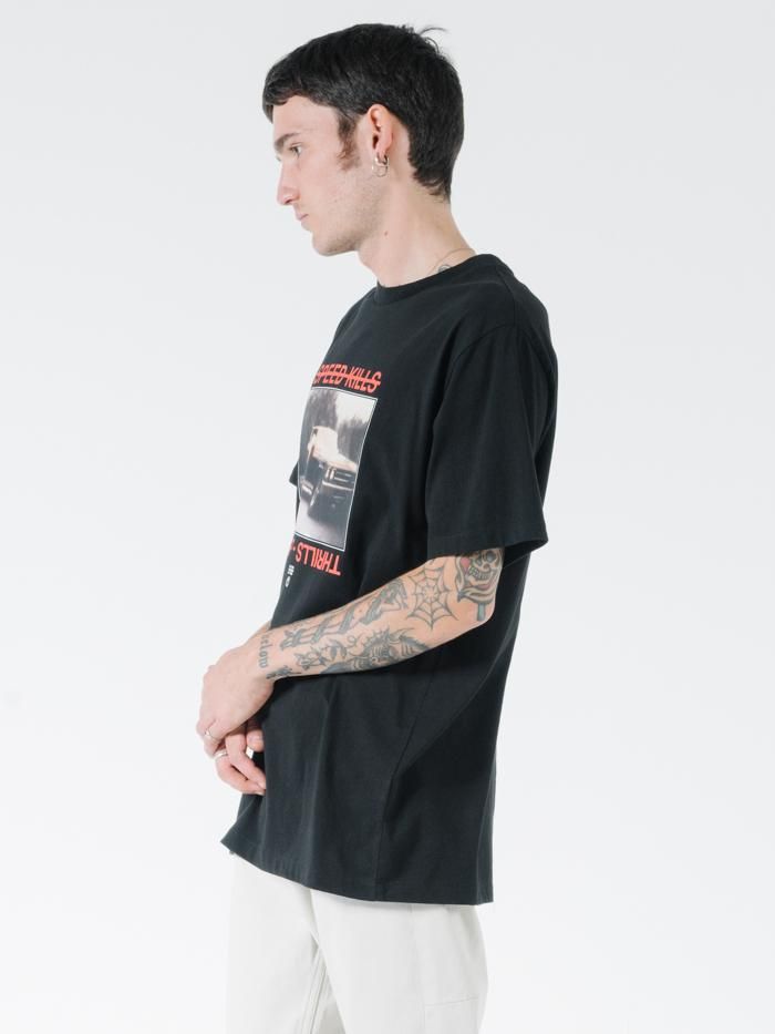 Speed Kills Merch Fit Tee - Black sold by Thrills product image thumbnail 3