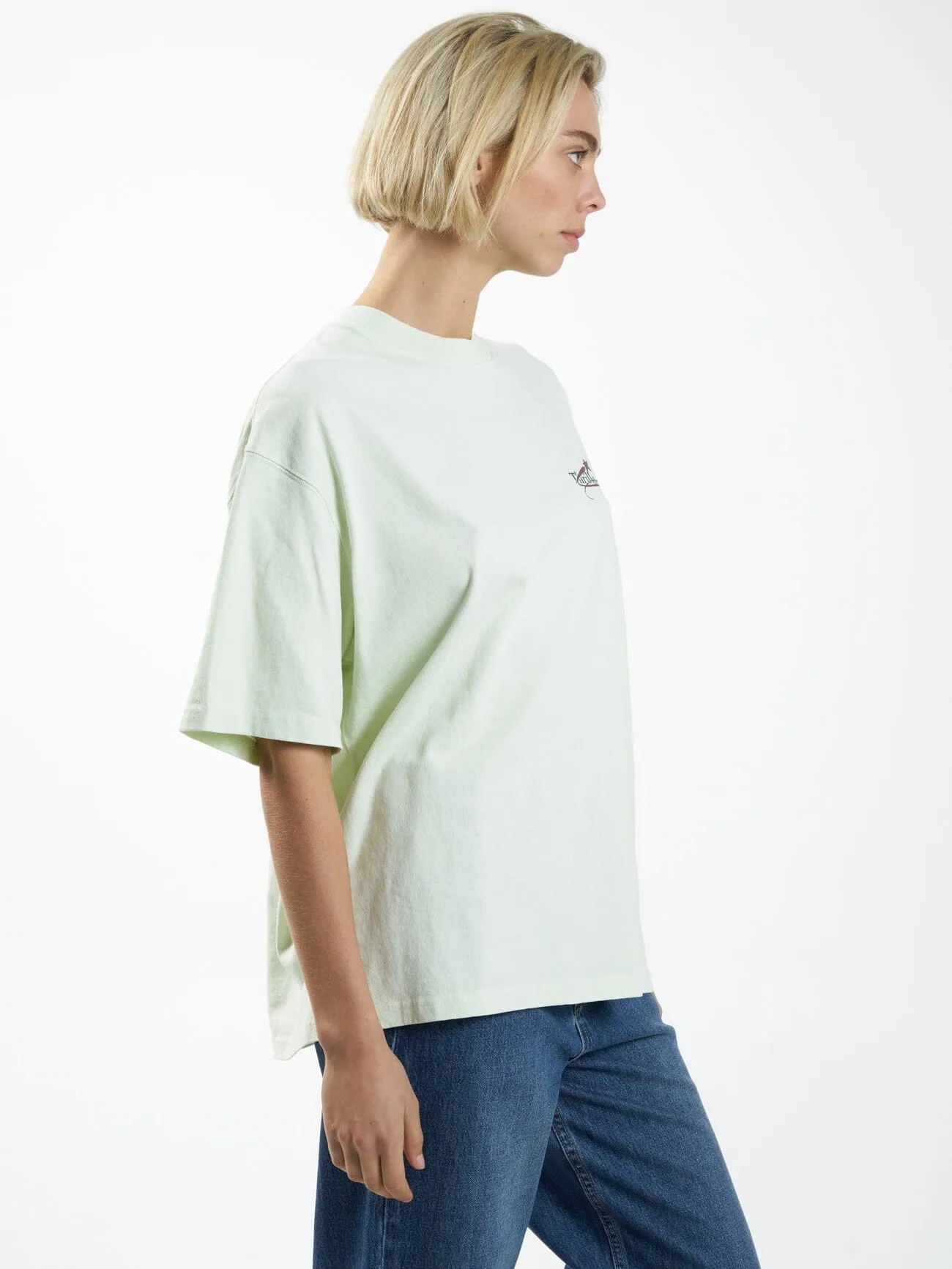 Earths Vibrations Oversized Tee - Washed Mint sold by Thrills product image thumbnail 4