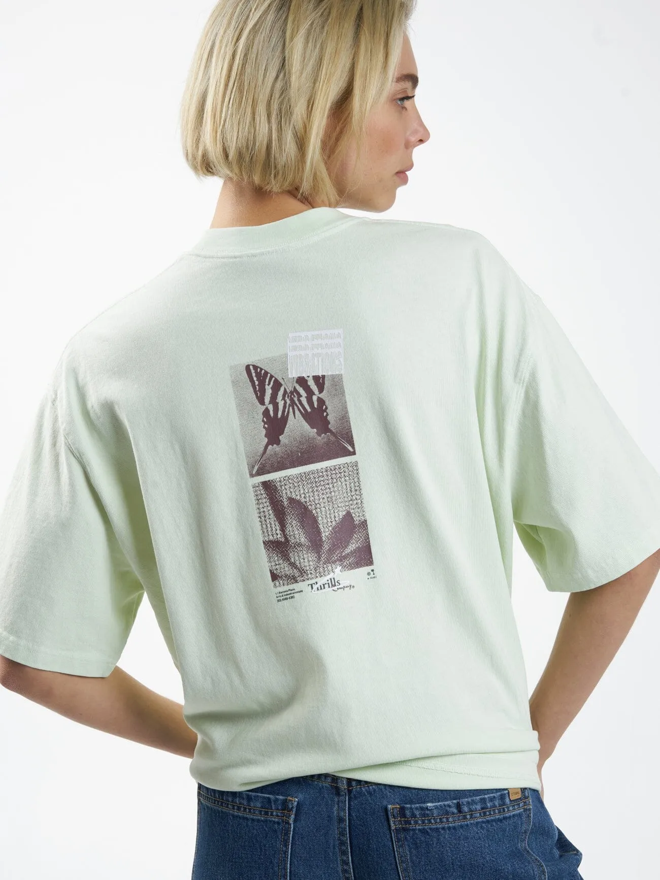 Earths Vibrations Oversized Tee - Washed Mint sold by Thrills product image thumbnail 5