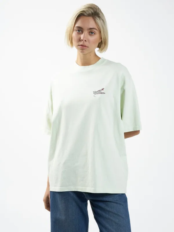 Earths Vibrations Oversized Tee - Washed Mint made by Thrills