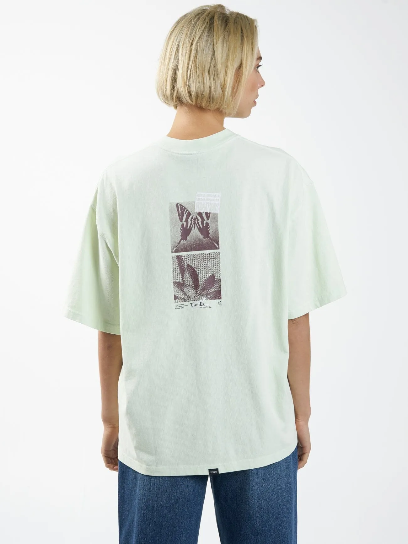 Earths Vibrations Oversized Tee - Washed Mint sold by Thrills product image thumbnail 2