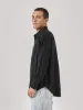 Hemp Minimal Thrills Oversize Long Sleeve Shirt - Black sold by Thrills