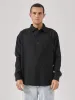 Hemp Minimal Thrills Oversize Long Sleeve Shirt - Black sold by Thrills