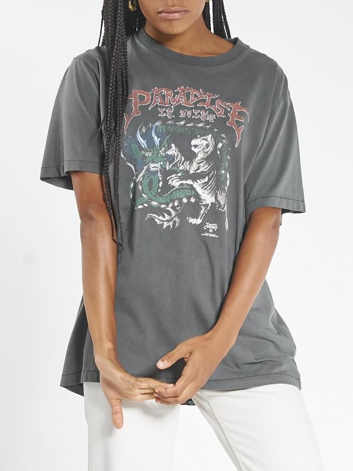 In Ruins Merch Fit Tee - Merch Black sold by Thrills product image thumbnail 4