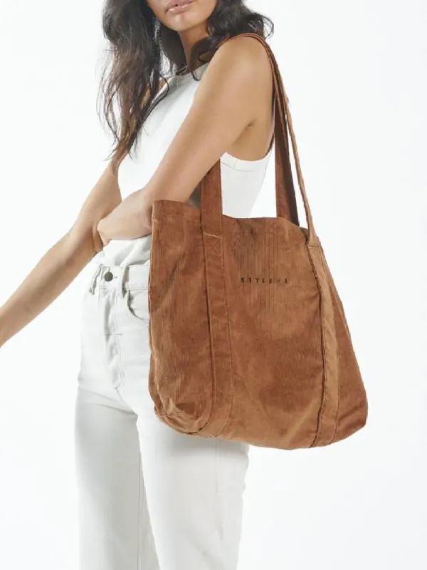 Minimal Thrills Tote - Spice Brown sold by Thrills