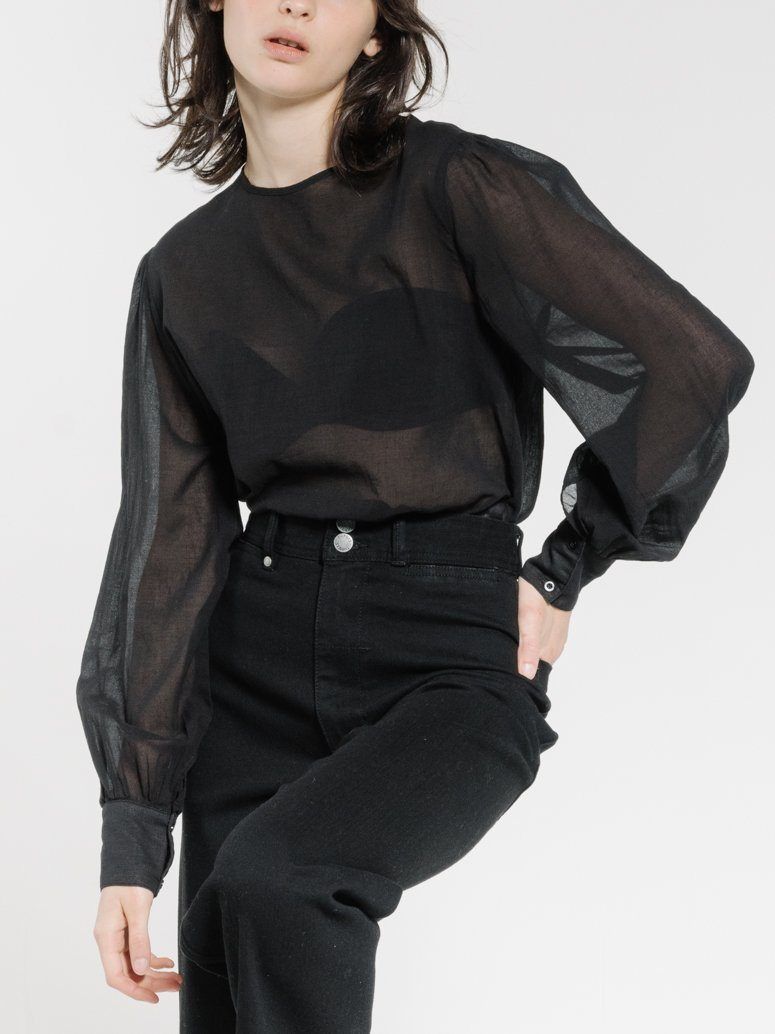 Refrain Blouse - Black sold by Thrills product image thumbnail 4