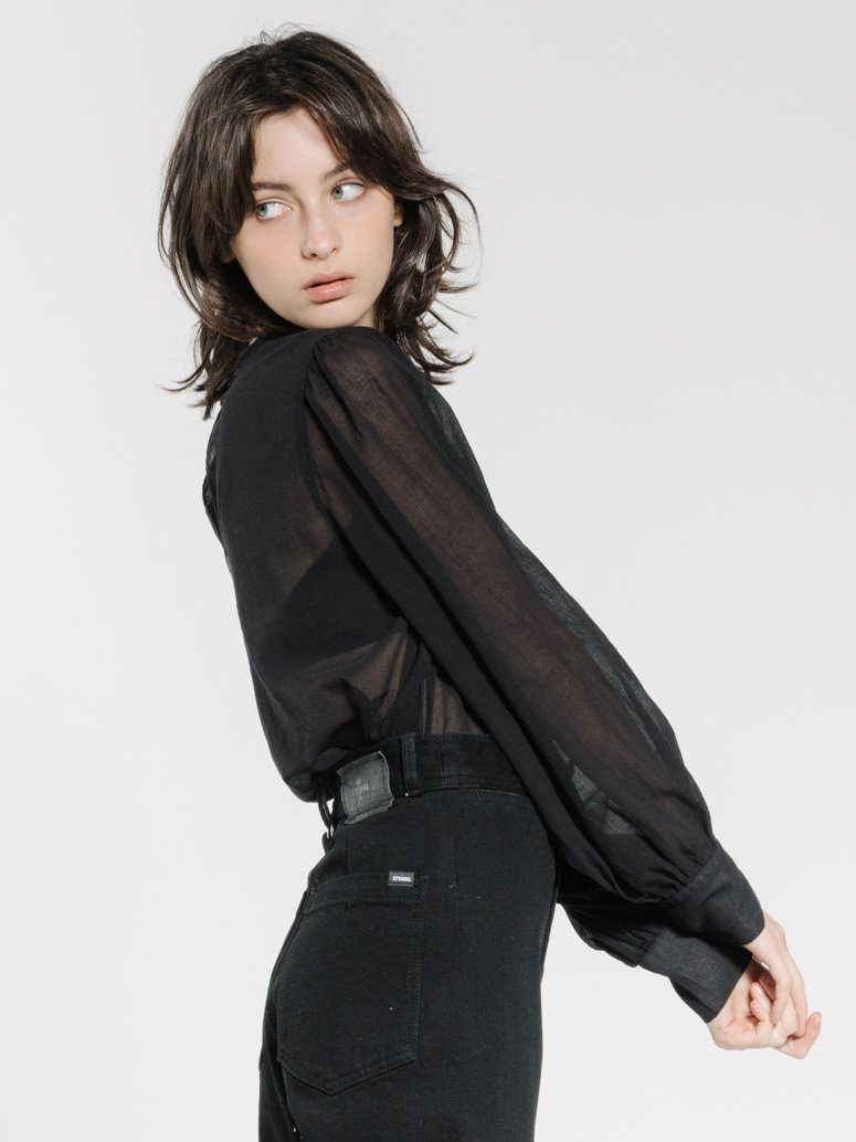 Refrain Blouse - Black sold by Thrills product image thumbnail 2
