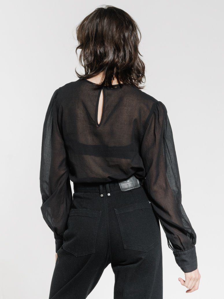 Refrain Blouse - Black sold by Thrills product image thumbnail 3