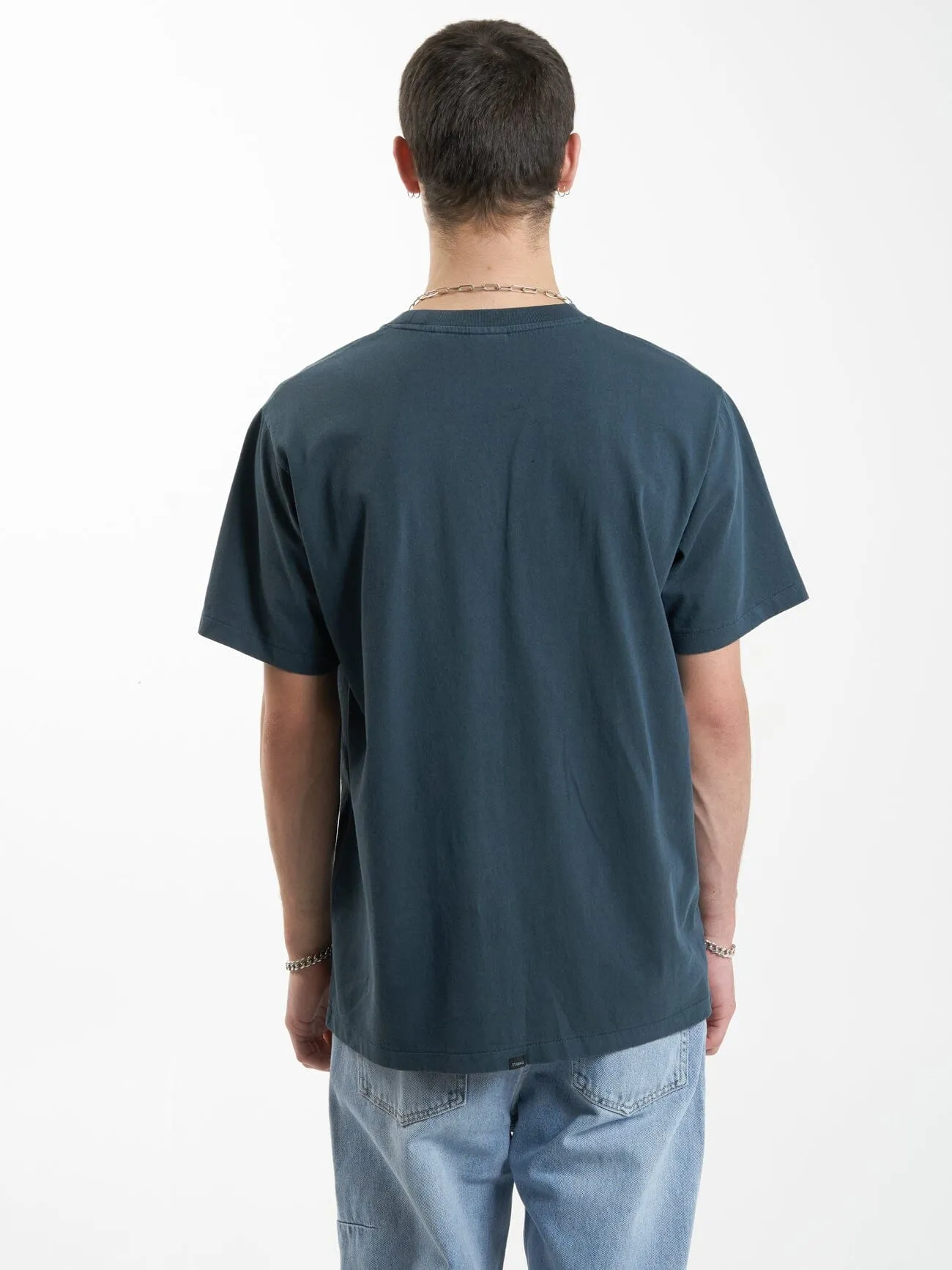 Wisdom Merch Fit Tee - Petrol sold by Thrills product image thumbnail 2
