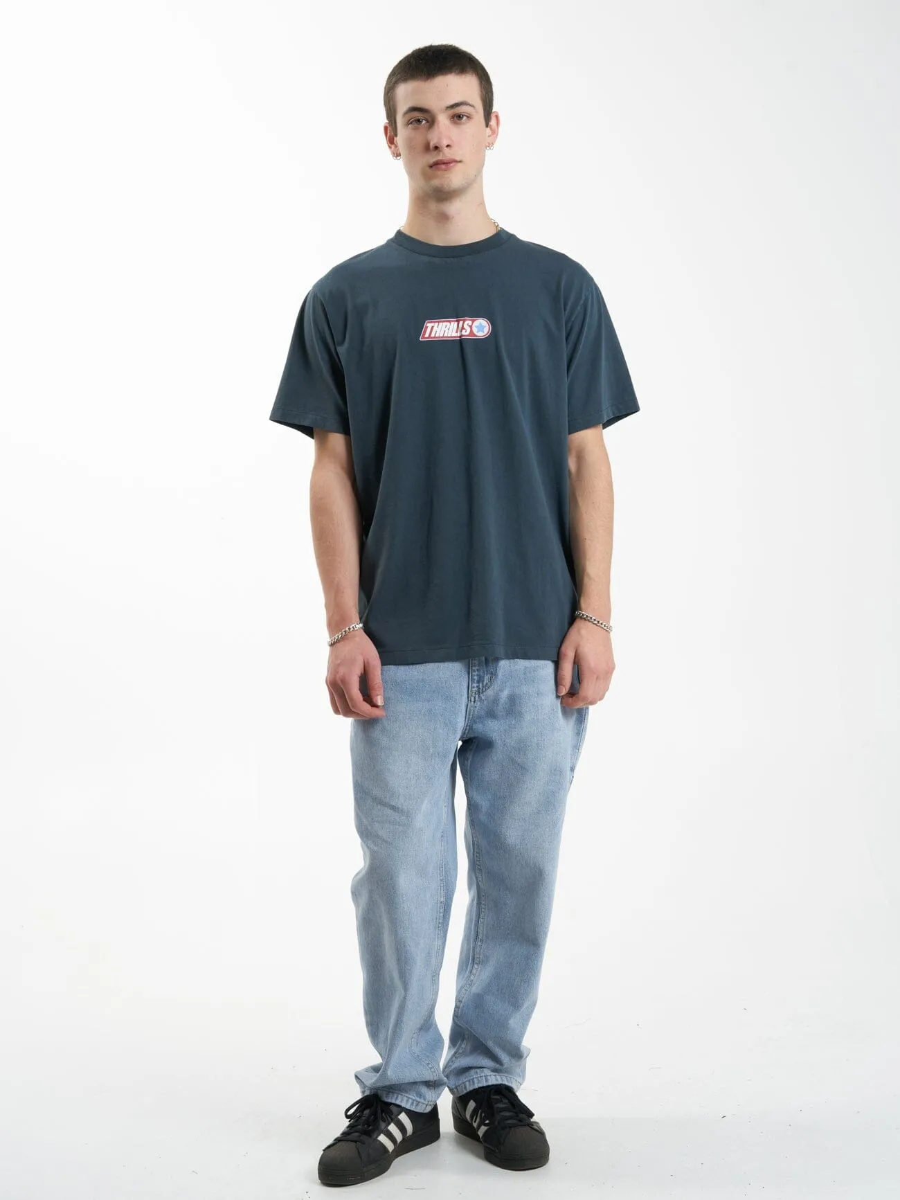 Wisdom Merch Fit Tee - Petrol sold by Thrills product image thumbnail 5