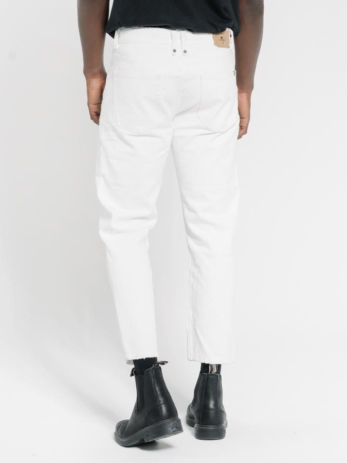 Chopped Denim Jean - Optic White sold by Thrills product image thumbnail 2