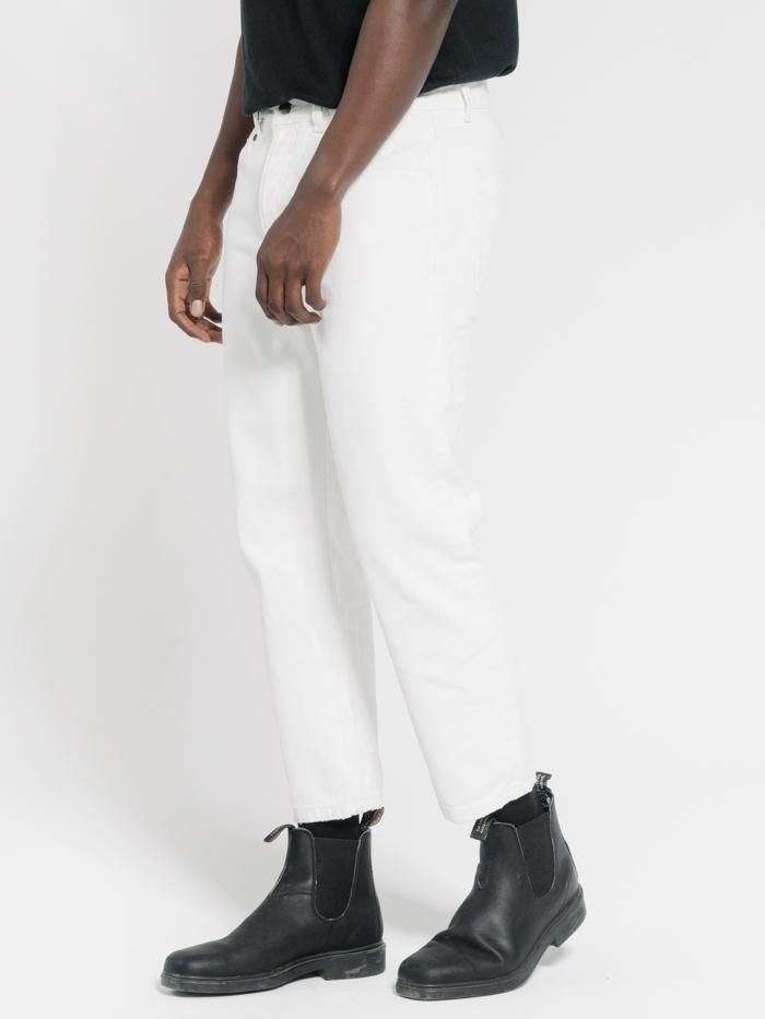 Chopped Denim Jean - Optic White sold by Thrills product image thumbnail 3