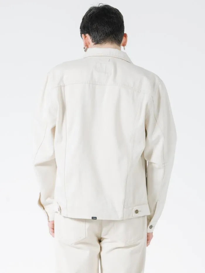 Ryder Oversized Denim Jacket - Unbleached sold by Thrills product image thumbnail 2