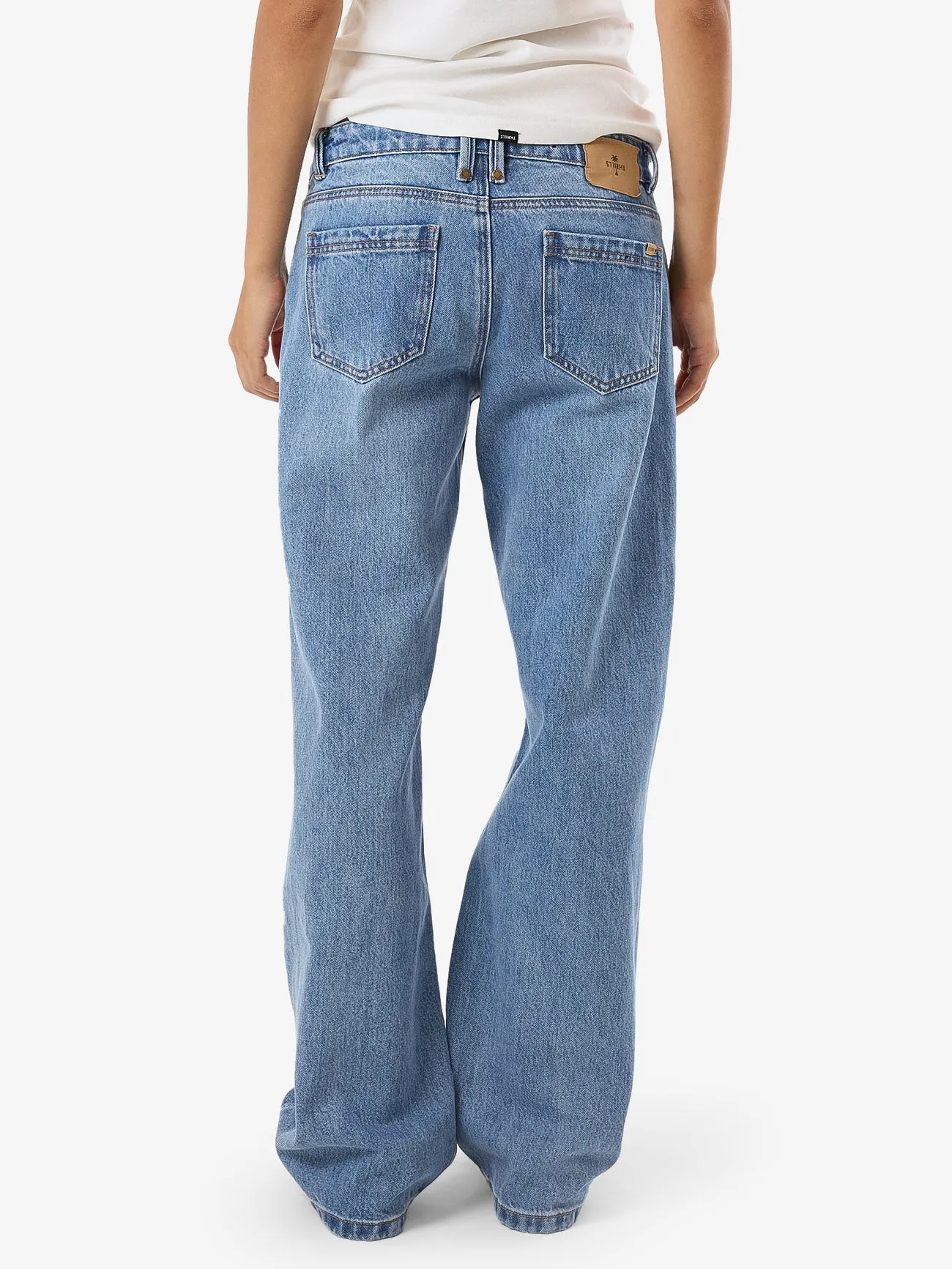 Saskia Low Rise Straight Jean - Dark Dust Blue sold by Thrills product image thumbnail 4