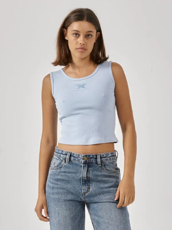 Vision of You Y2k Tank - Sky Blue sold by Thrills