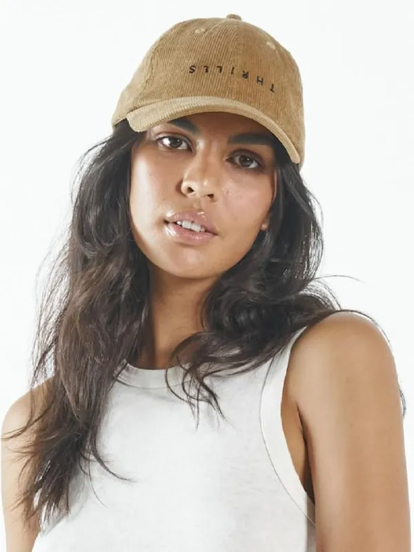 Minimal Thrills 6 Panel Cap - Spice Brown sold by Thrills