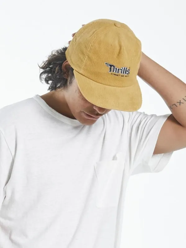 Forget Me Not 5 Panel Cap - Mineral Yellow sold by Thrills