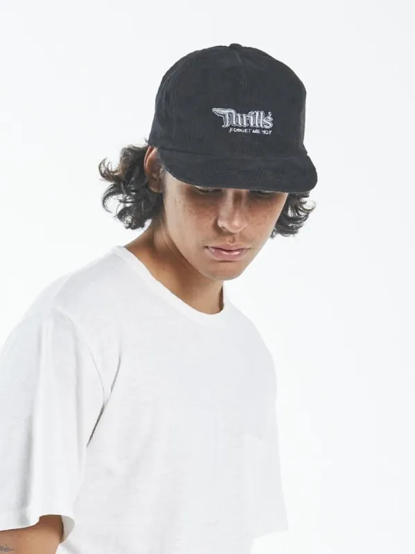 Forget Me Not 5 Panel Cap - Black sold by Thrills
