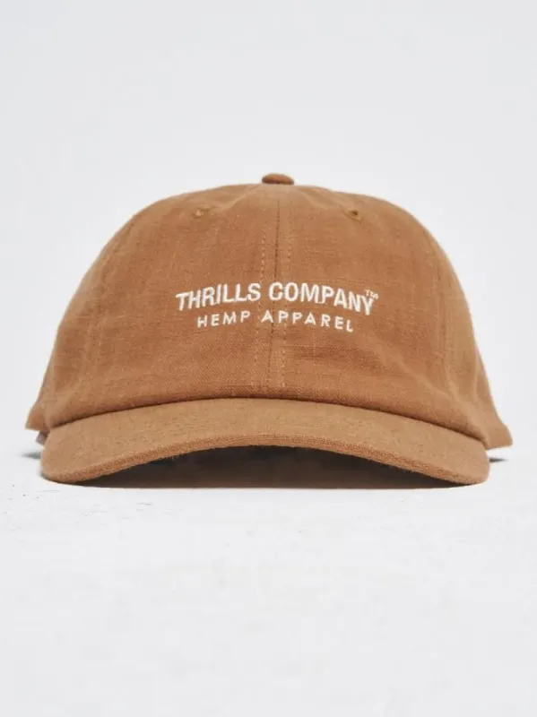 Hemp 6 Panel Cap - Almond sold by Thrills