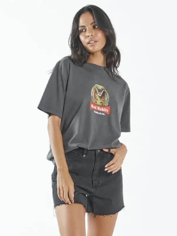 King Habits Merch Fit Tee - Merch Black sold by Thrills