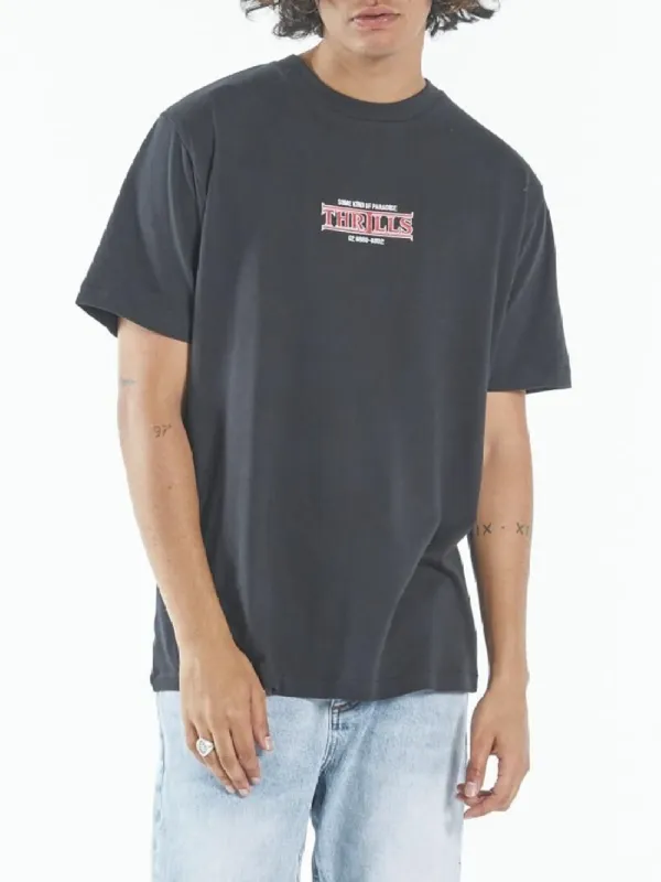 Thrills Days Merch Fit Tee - Washed Black sold by Thrills