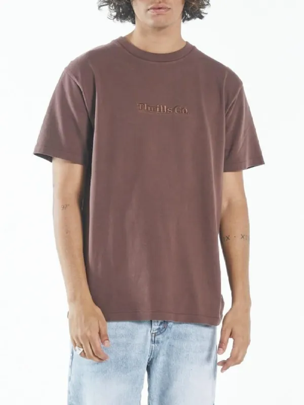 Tonal Thrills Co Embro Merch Fit Tee - Mahogany sold by Thrills