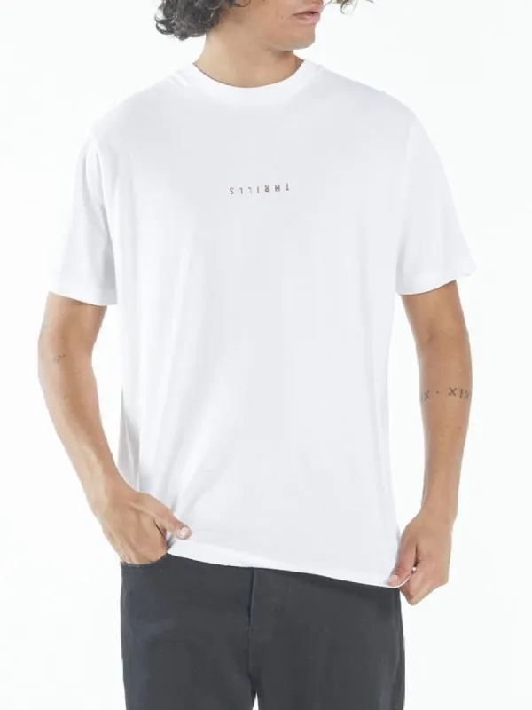 Minimal Thrills Merch Fit Tee - White sold by Thrills