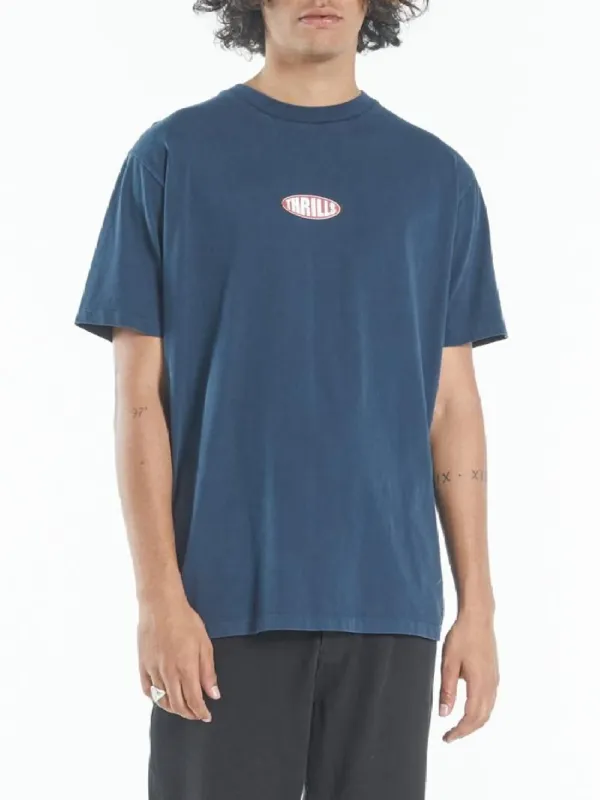 Warp Zone Merch Fit Tee - Dark Navy sold by Thrills