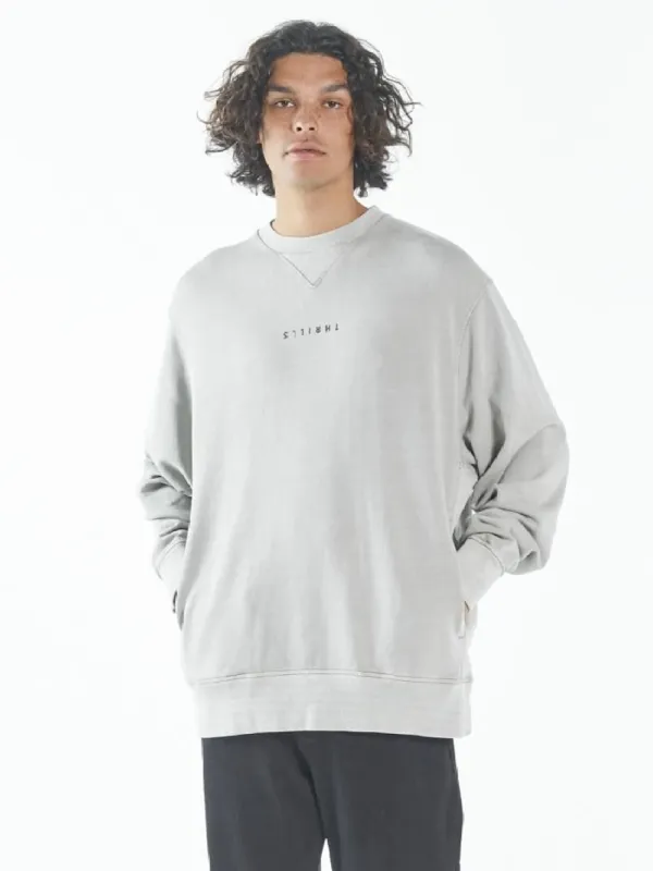 Minimal Thrills Oversize Crew - Gravel sold by Thrills