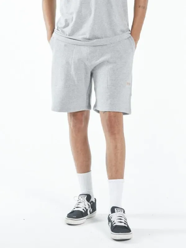 Situation Normal Fleece Short - Grey Marle sold by Thrills