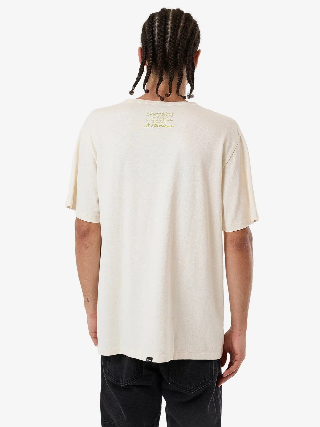 Hemp Transformation Merch Fit Tee - Unbleached sold by Thrills product image thumbnail 2
