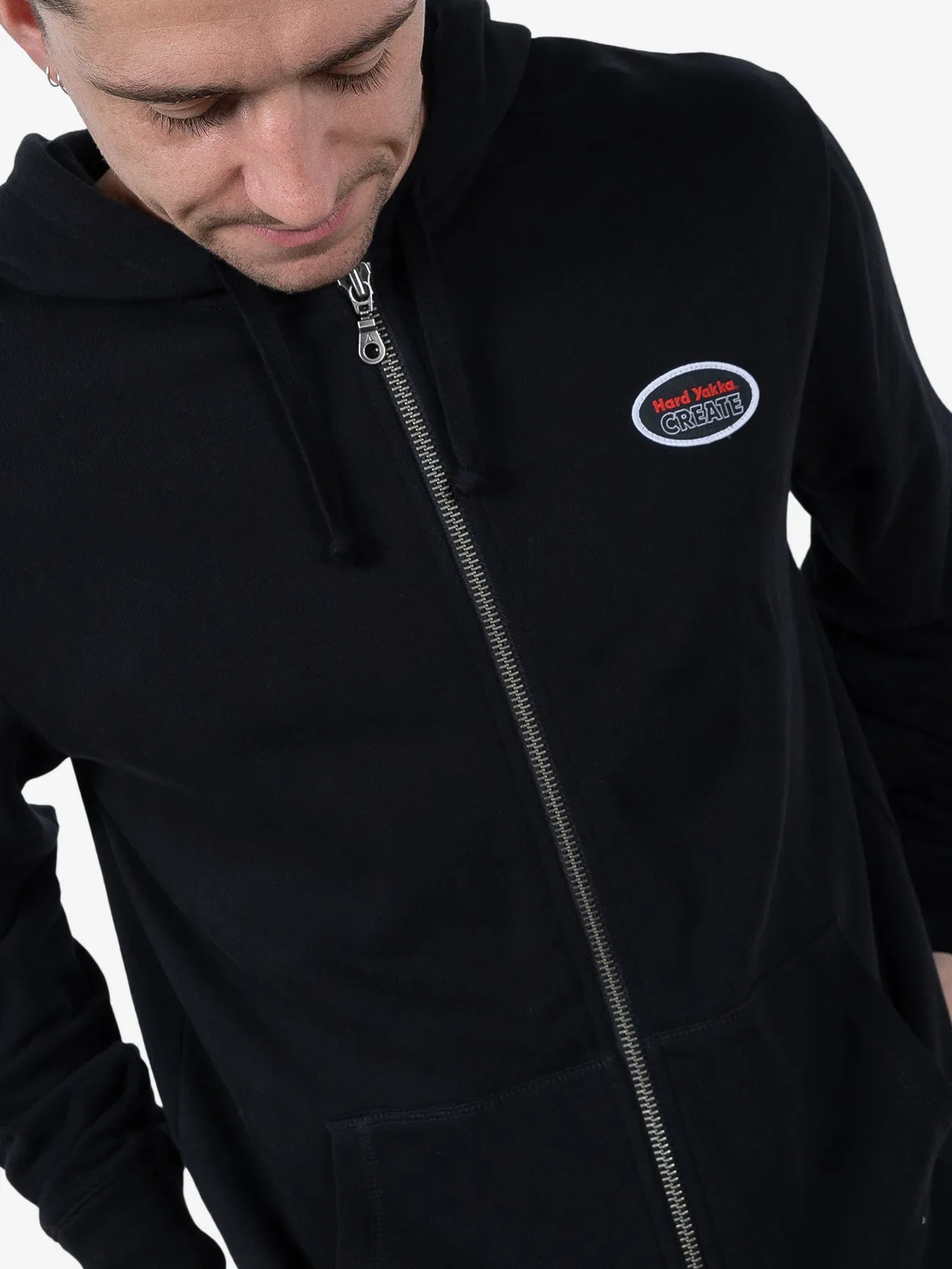 HYC Workmate Zip Hood Fleece - Black sold by Thrills product image thumbnail 5