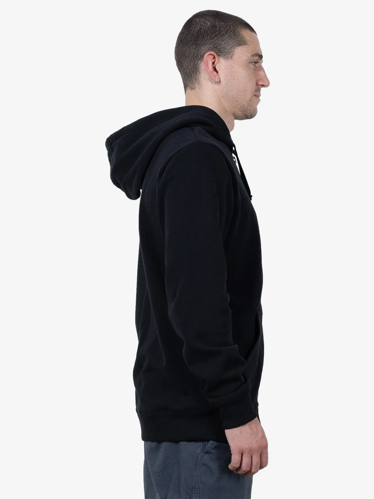 HYC Workmate Zip Hood Fleece - Black sold by Thrills product image thumbnail 4