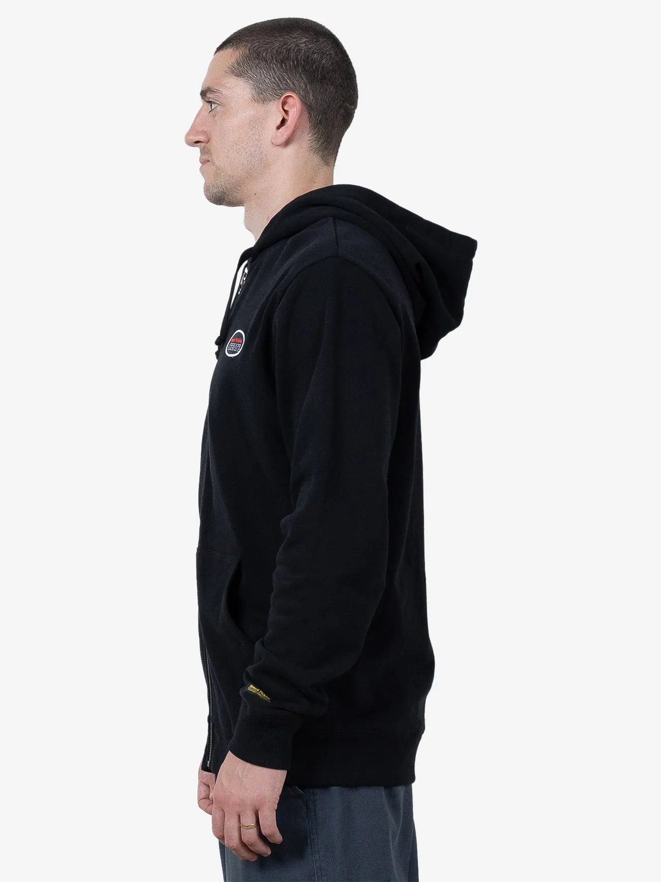 HYC Workmate Zip Hood Fleece - Black sold by Thrills product image thumbnail 3