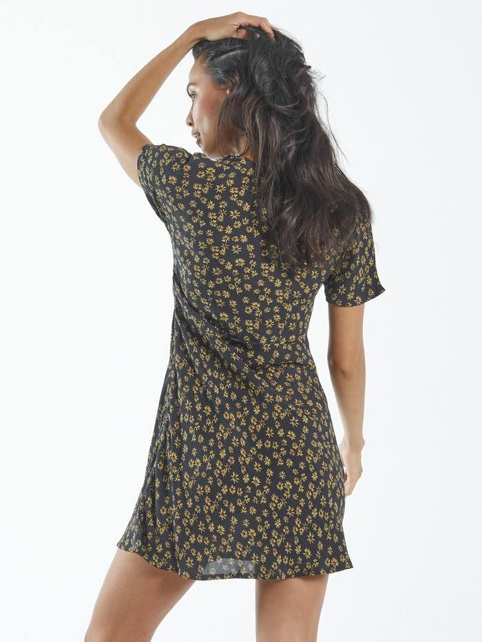 Daisy Bloom Dress - Black sold by Thrills product image thumbnail 2
